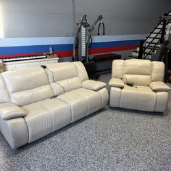 Leather Sofas Set 