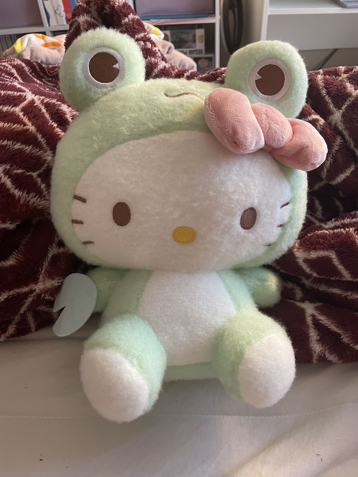 Hello Kitty Frog Plush