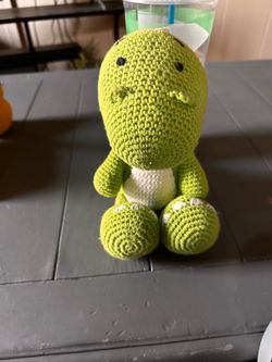 Handmade Crochet Dinosaur Plush | Soft Amigurumi | Adorable Gift