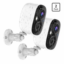 Security Cameras Wireless Outdoor,2K Indoor WiFi Wireless Cameras