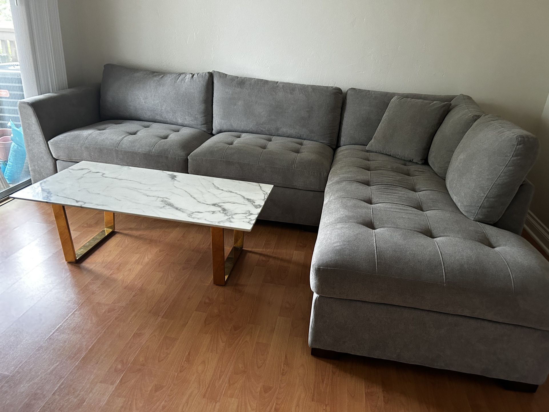 New Couch And Table