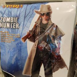 Zombie hunter kids costume S medium 8-10