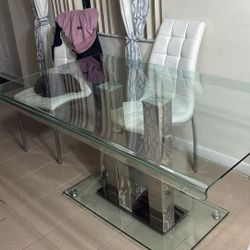 Glass Dining Table