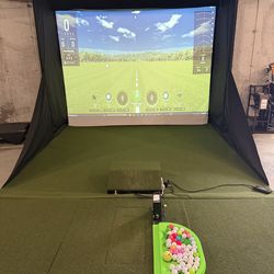 Skytrak Launch Monitor, GS10 Simulator, Optoma 1080p Projector & HP Omen Gaming Laptop