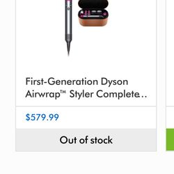 Brand New Dyson Air wrap Styler Complete Set