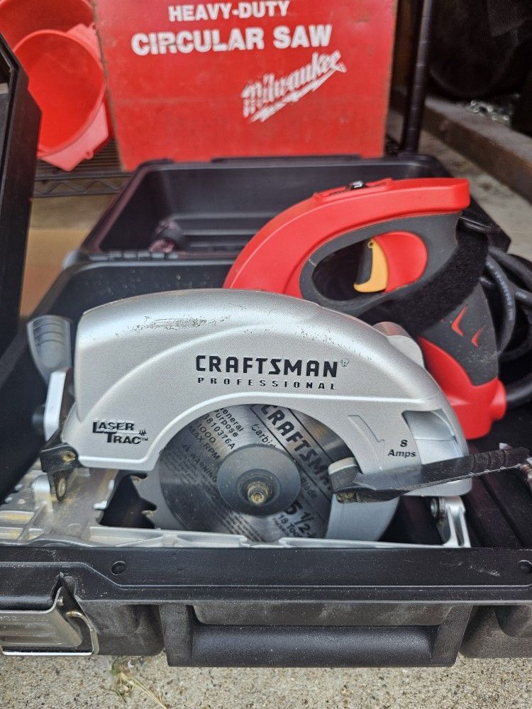 Craftsman Professional 8amp Circular Saw & Case
