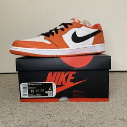 DS JORDAN 1 LOW OG STARFISH SIZE 10.5 & 11 