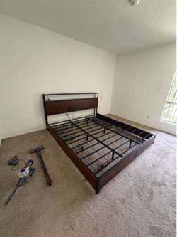 King size bed frame