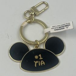 NEW Disney Mickey Ears Hat Keychain #1 Tia NWT