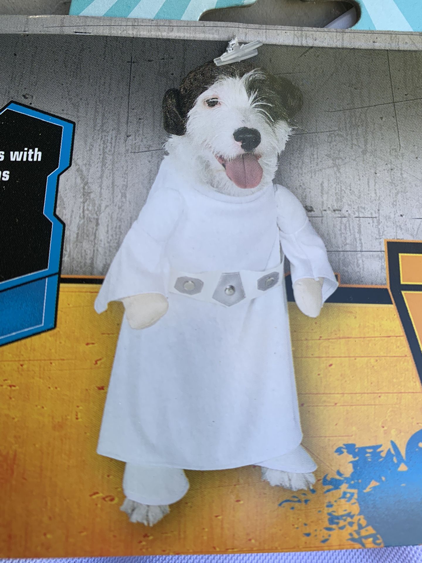 Star Wars Princess Leia pet dog Halloween costume Small