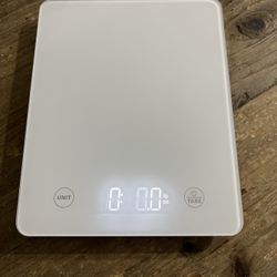 New Cooking Digital Kitchen Food Scale, One Size, White