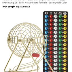 Bingo set - For Up to 50 Players