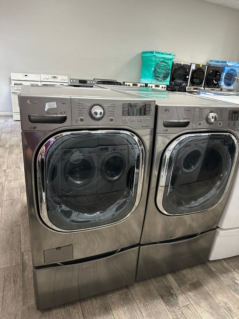 LG washer and dryer set electric XL mega capacity Heavy duty