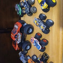 Monster Trucks Lot Of 9