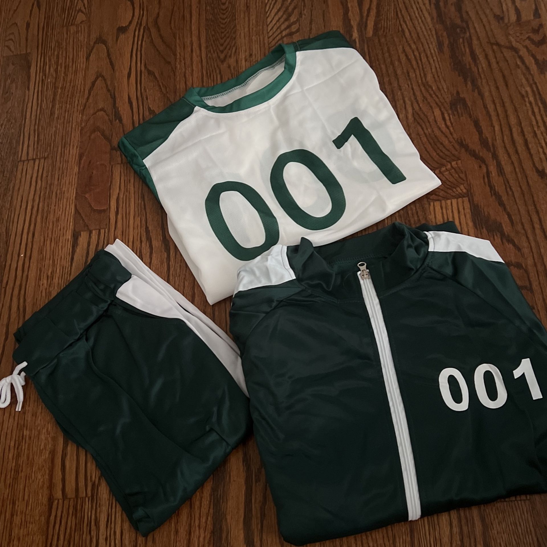 Adult Squid Game Player Costume Size Small