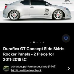 Scion TC Duraflex Side Skirts