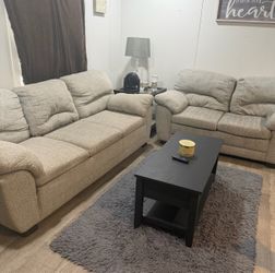 Couch and love seat