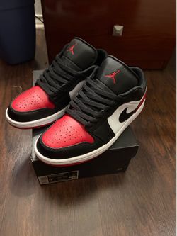 Air Jordan 1 Low Bred Toe 2.0