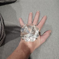 Godinger Huge Shannon Crystal Faux Ring