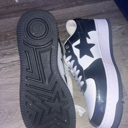 Black And White Bapes Size 8