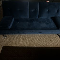Blue Velvet Sofa