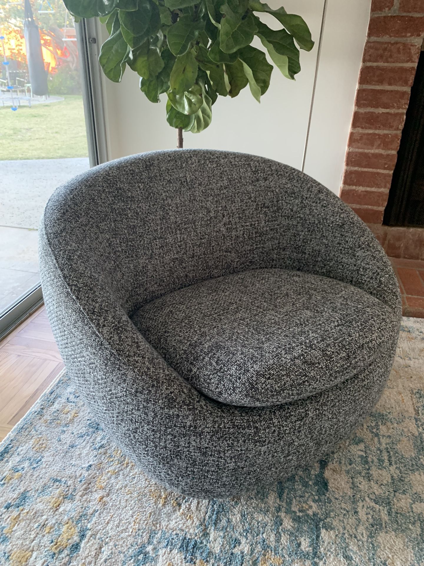 West Elm Cozy Swivel Chair