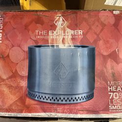 NEW - HotShot Portable Low Smoke 19.5 in. Round Wood-Burning Fire Pit with Carry Bag