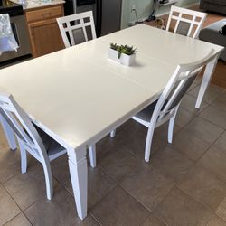 Riverdale white 2024 rectangle dining table