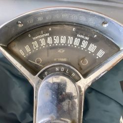 55/56 Chevy Speed O Meter And Clock