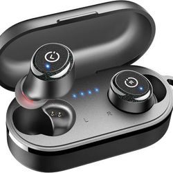 new Wireless Earbuds Bluetooth 5.3 Headphones, 55H Playtime with Wireless Charging Case, App Customize EQ, Ergonomic Design IPX8 Waterproof Headset Po