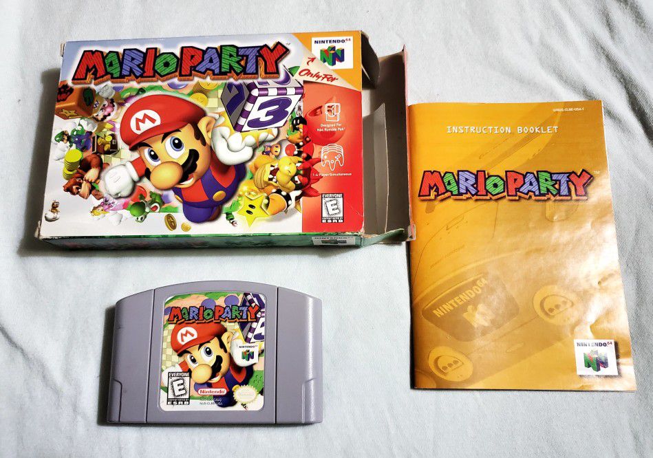 Mario Party 1 (N64) Nintendo 64 CIB Complete Authentic Game
