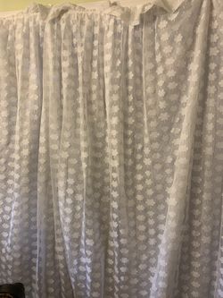 Lace drapes