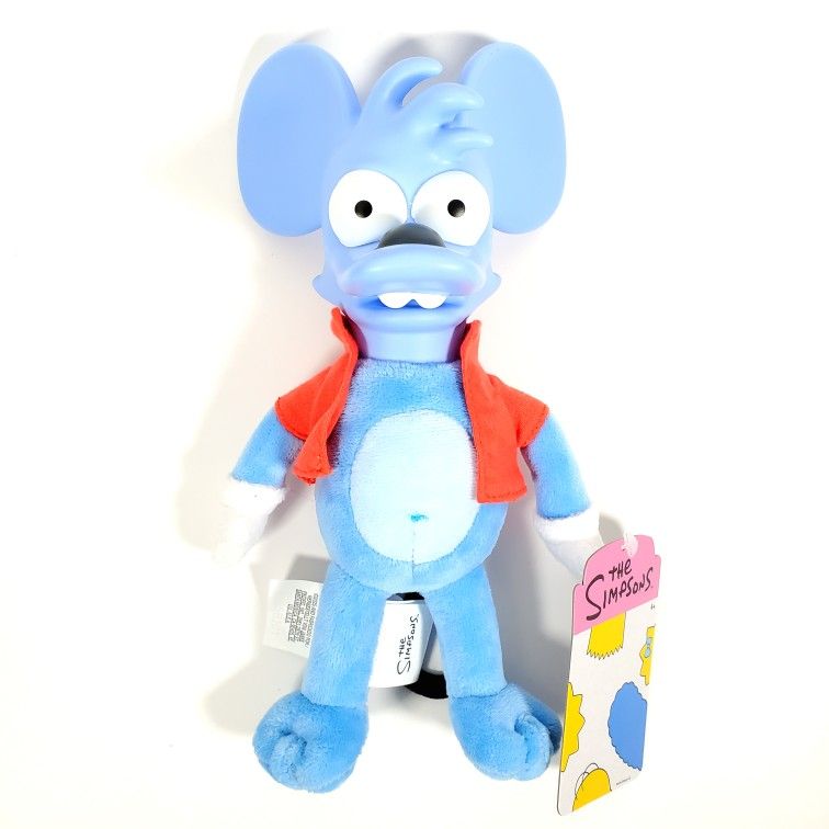 NEW 2025 The Simpsons Jakks Pacific ITCHY Figure Plush Doll