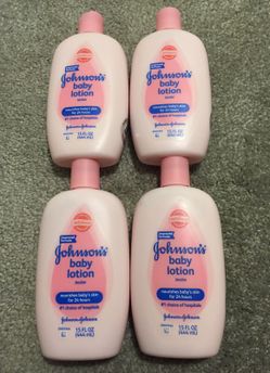 Johnsons Baby Lotion Lot of 4