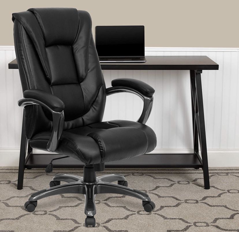  Office Heavy Duty  Plus Chair-400 Lbs, Black