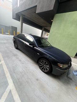 BMW 7 Series Black Sedan
