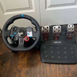 Logitech G29 Steering Wheel And Pedals