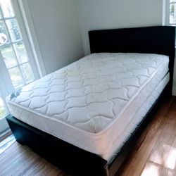 $350 Queen Bed Frame With Mattress And Boxspring Brand New Free Delivery 
