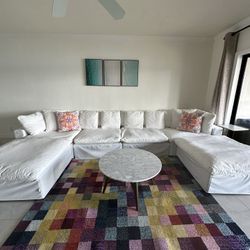 Nubes Cloud Classic 6-Piece Modular Sofa Includes 2 Ottomans