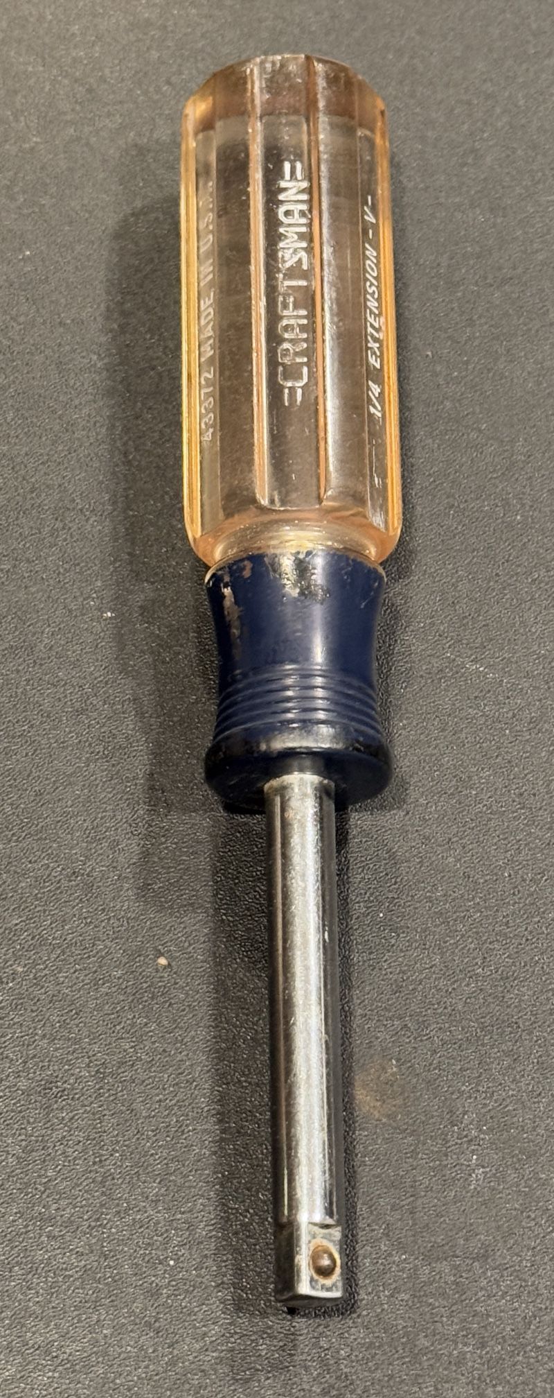 Vintage Craftsman 1/4" Drive Handle Extension V series 43372 USA