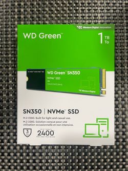 WD Green 1Tb nvme SSD