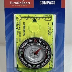 TurnOnSport Orienteering Compass - NAVIGATION ORIENTEERING COMPASS G-361