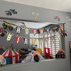 Monster Truck Themed Birthday Decorations 