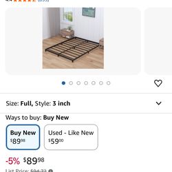 Metal Bed Floor Frame For Full Size