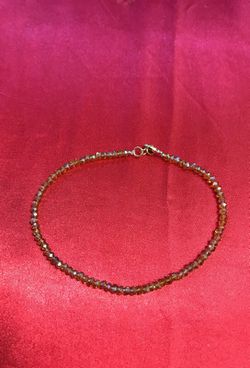 Crystal anklet 10 inches