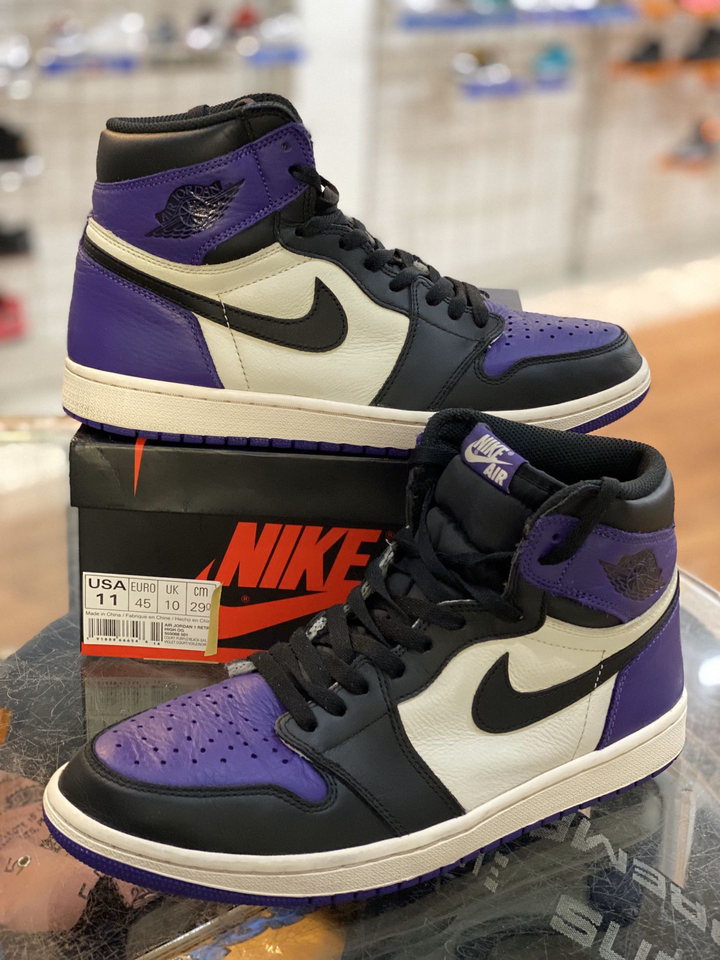Court Purple 1s size 11