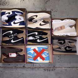 Jordan’s Nikes & Dunks Mixed Bundle Lot Under Retail - BRAND NEW ($130 & Under) Krampus, Rare Air, Levi’s, Jordan 1 Lows, SB Dunk Lows, Jordan 11