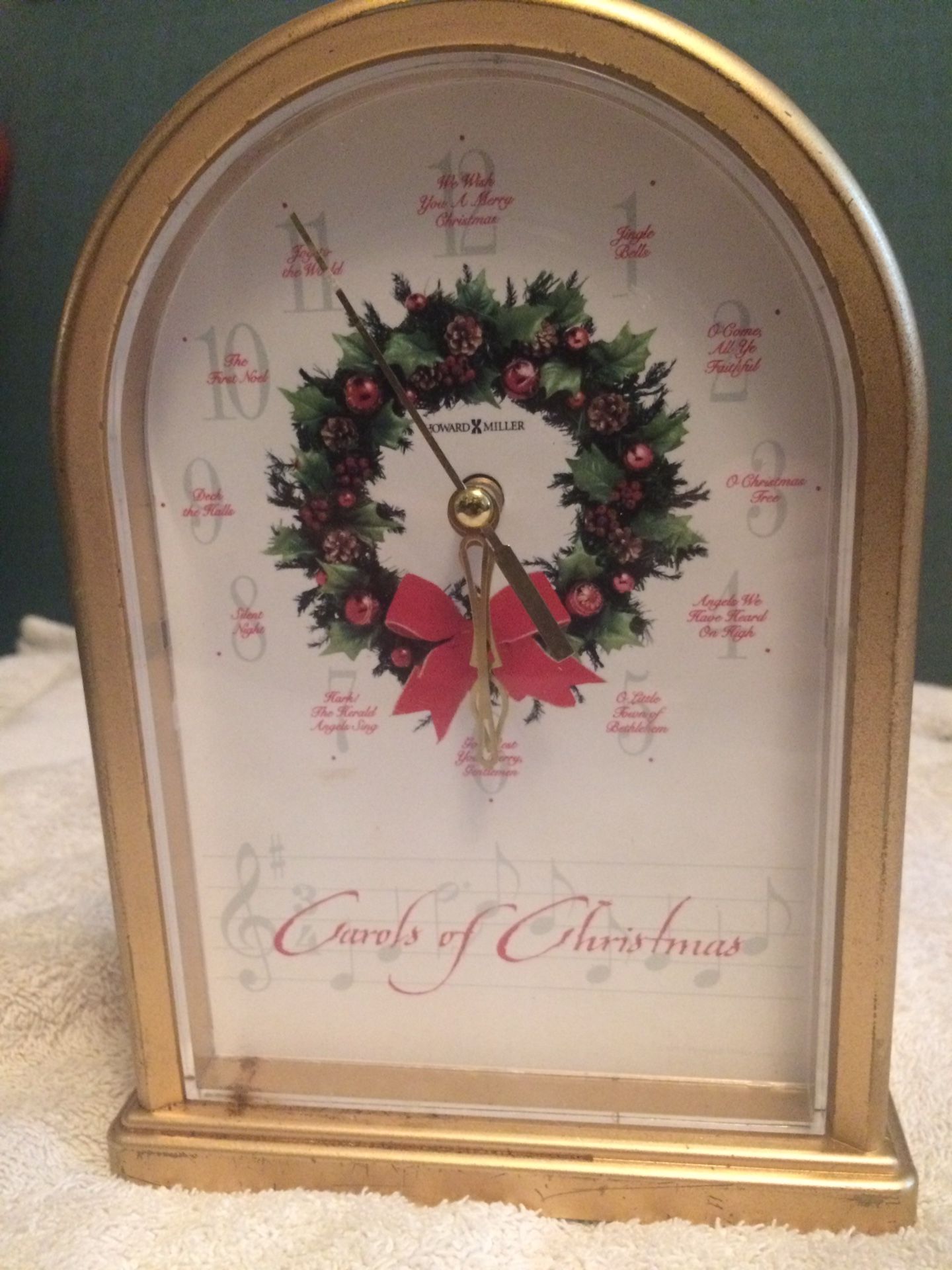 Howard Miller Carols of Christmas Mantel Clock for Sale in Fairfax, VA