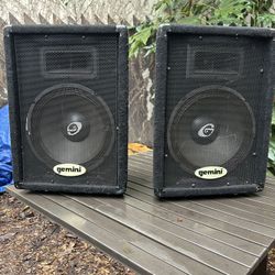 Gemini GT-1002S Small PA passive speaker pair 