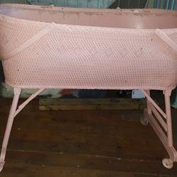 70s Baby Crib/ Doll Bed